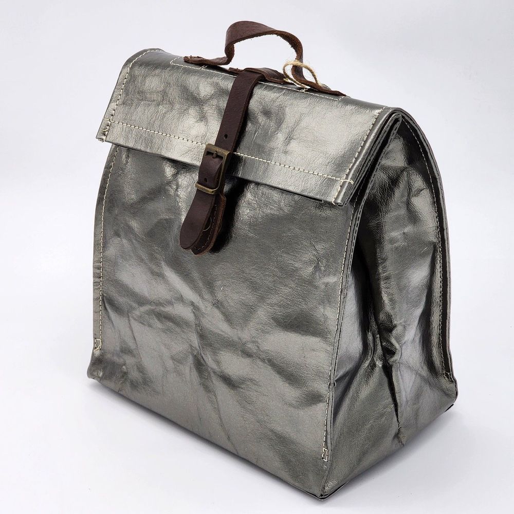Uashmama Metallic Lunch Bag Zaino Backpack